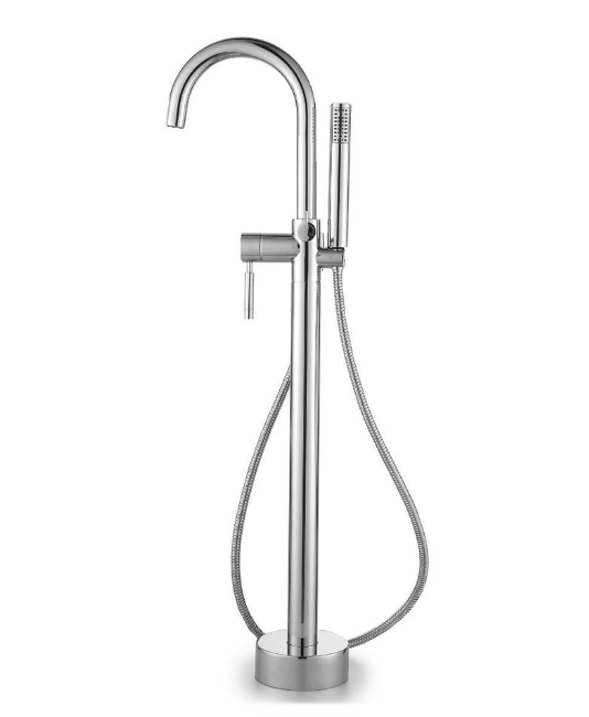 Athena Chrome Freestanding Bathtub Faucet