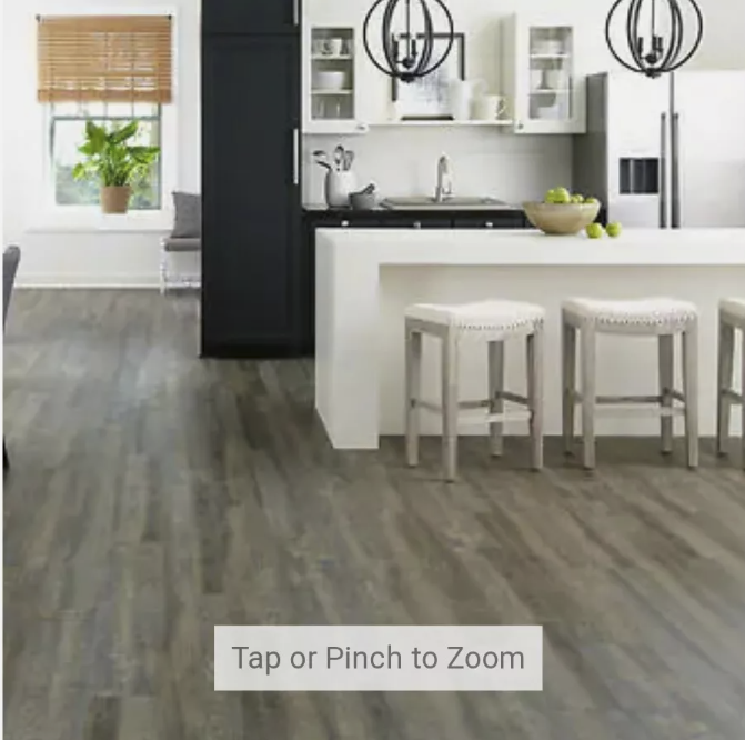 Sandalwood HDPC Waterproof 5mm Thick Plank Flooring with 5mm