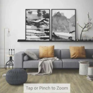 Rivers Edge Oak Waterproof Rigid 5mm Thick Luxury Vinyl Plank + Pad