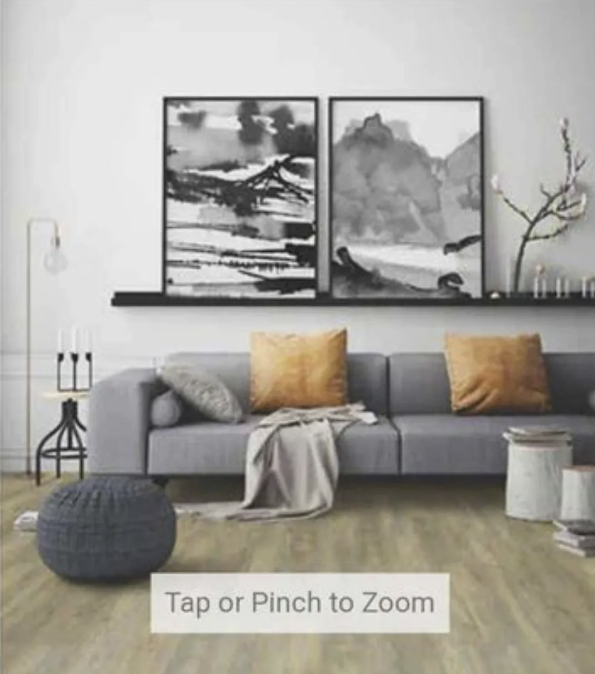 Rivers Edge Oak Waterproof Rigid 5mm Thick Luxury Vinyl Plank + Pad