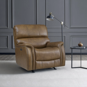 Presley Leather Power Rocker Recliner with Power Headrest