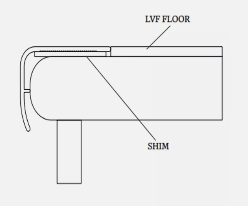 Misty Harbor Oak LVT Stair Nose 78.75-INCH