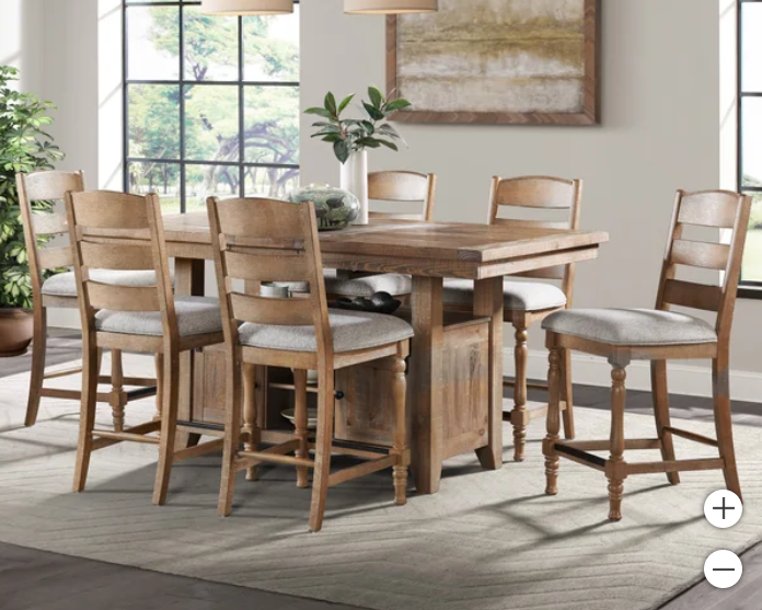 Jordan 7-Piece Counter Height Dining Set