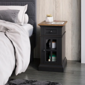 Nathaniel Chairside Table with Power