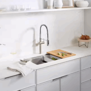 33" Undermount Double Basin Stainless Steel Kitchen Sink