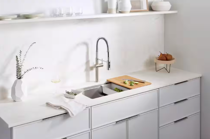 33" Undermount Double Basin Stainless Steel Kitchen Sink