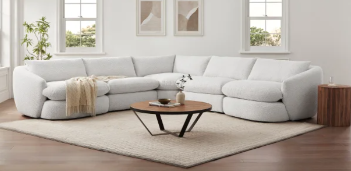 Holley 5-piece Modular Fabric Sectional