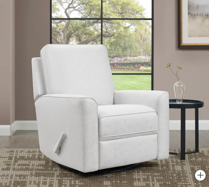 Paxley Fabric Swivel Glider Recliner