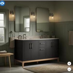 Tio 60” Bath Vanity double sink