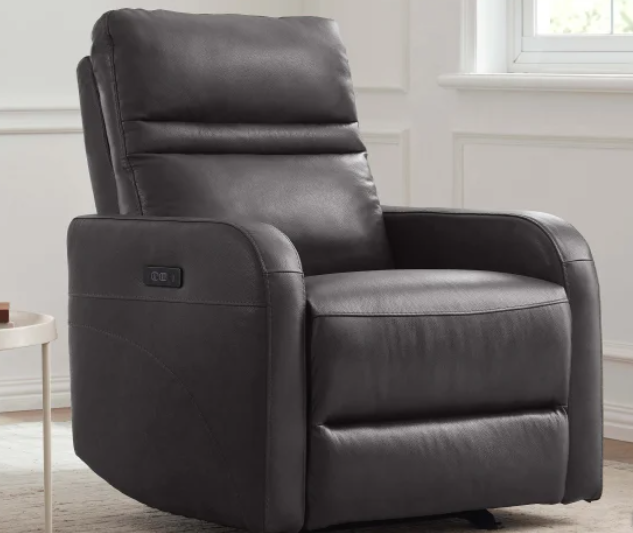 Aldryn Leather Power Glider Recliner