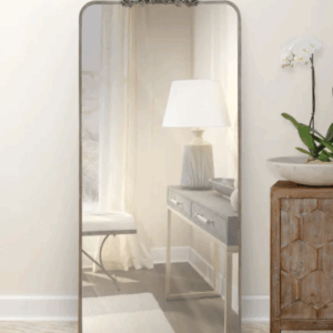 Ravena Floor Mirror Silver