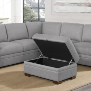 Langdon Fabric Sectional with Storage Ottoman