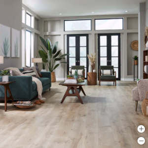 Walker Creek Oak 7.5in Waterproof PVC-Free Resilient 10MM Plank Flooring