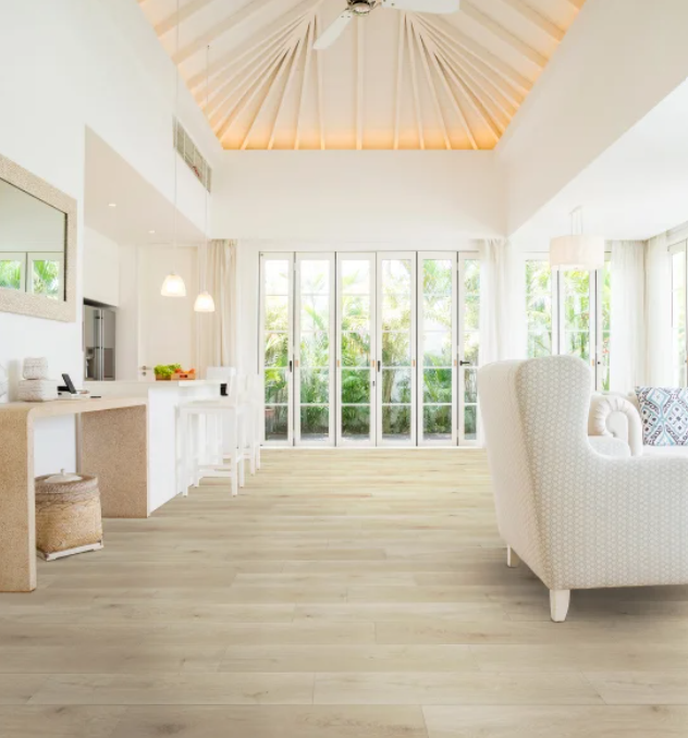 Newland Oak- Premium 8MM Thick 7in x 48in 20 MIL Waterproof Luxury Vinyl Plank Flooring