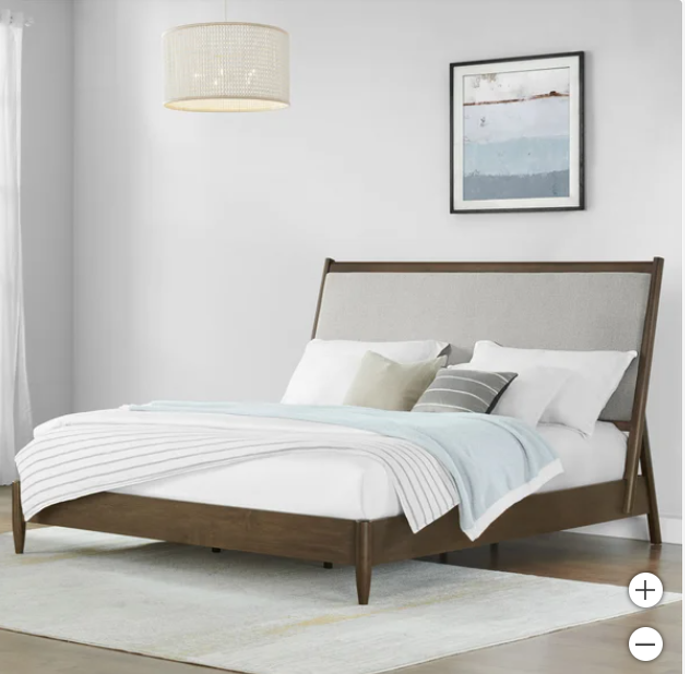 queen size bed frame upholstered