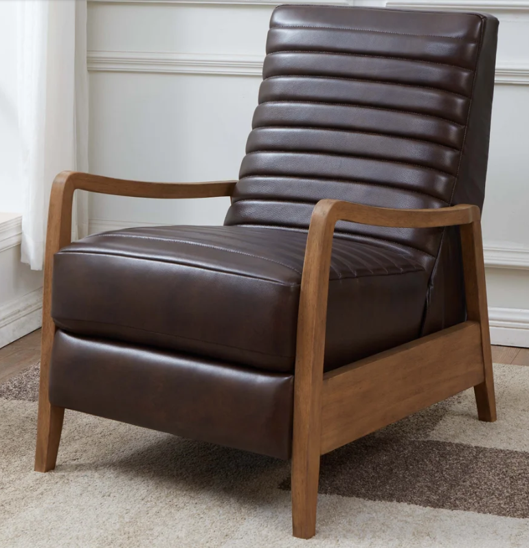 Henrik Leather Pushback Recliner