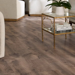 Stonebriar Oak12MM Thick 9.4in X 47.2in AC4 Waterproof Surface Laminate Wood Plank Flooring (18.6 sq ft/ctn)