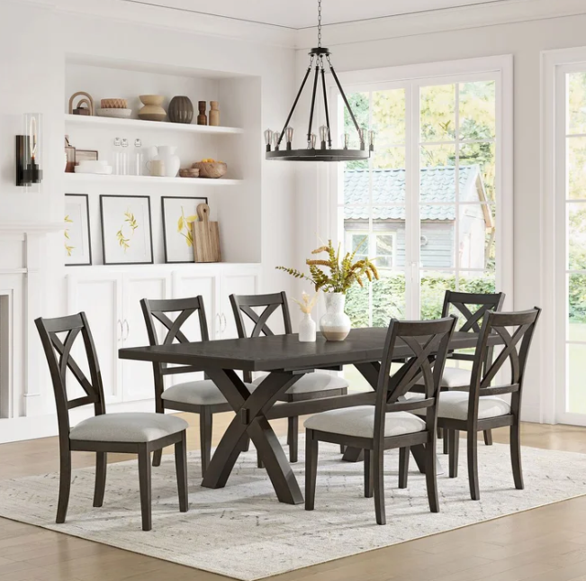 Bryce Dining Table and 6 Chairs