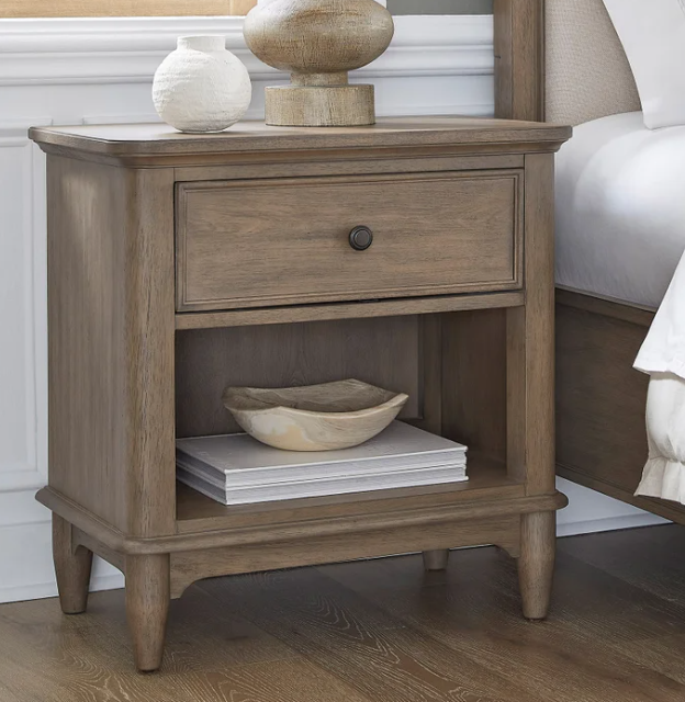 Lila Nightstand-Pale Parisian finish