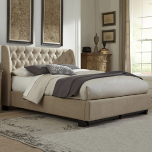 Maydean Upholstered Platform Bed with Storage | Queen