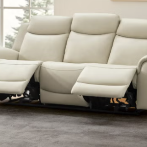 Sanders Leather Power Reclining Sofa with Power Headrests