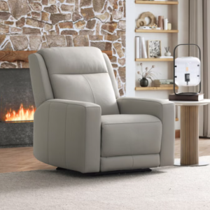 Wren Zero Gravity Power Leather Recliner with Power Headrest